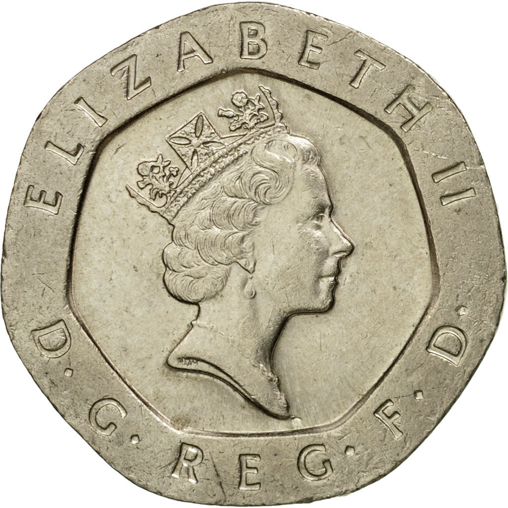 Moneta, Gran Bretagna, Elizabeth II, 20 Pence, 1994, BB, Rame-nichel, KM:939