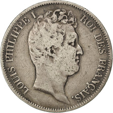 FRANCE, Louis-Philippe, 5 Francs, 1831, Perpignan, KM #735.11, VF(20-25),...