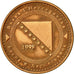 Monnaie, BOSNIA-HERZEGOVINA, 10 Feninga, 1998, TTB, Copper Plated Steel, KM:115