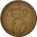 Coin, Norway, Olav V, 2 Öre, 1961, EF(40-45), Bronze, KM:410