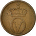 Coin, Norway, Olav V, 2 Öre, 1961, EF(40-45), Bronze, KM:410