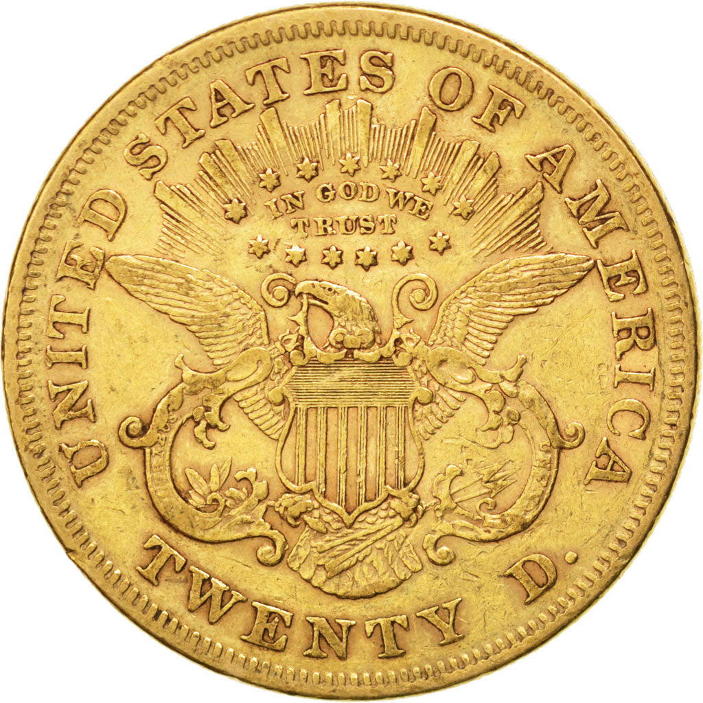 UNITED STATES, Liberty Head, $20, Double Eagle, 1870, U.S. Mint, KM #74.2,...