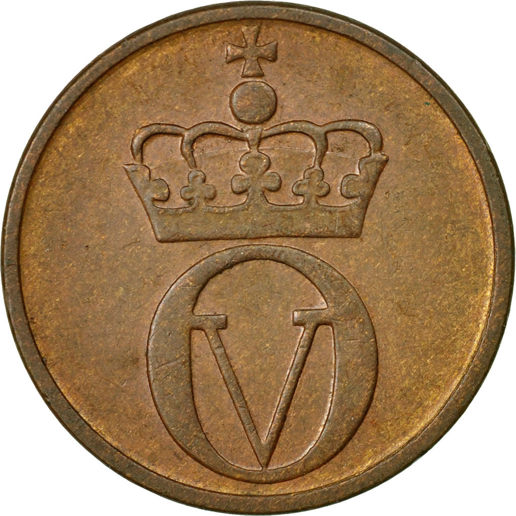 Coin, Norway, Olav V, 2 Öre, 1970, EF(40-45), Bronze, KM:410