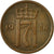 Moneta, Norvegia, Haakon VII, 2 Öre, 1956, BB, Bronzo, KM:399
