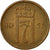 Moneta, Norwegia, Haakon VII, 2 Öre, 1957, EF(40-45), Bronze, KM:399
