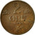 Moneda, Noruega, Haakon VII, 2 Öre, 1940, BC+, Bronce, KM:371