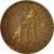 Moneta, Norvegia, Haakon VII, 2 Öre, 1950, BB, Bronzo, KM:371