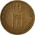 Moneda, Noruega, Haakon VII, 2 Öre, 1939, MBC, Bronce, KM:371
