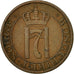 Coin, Norway, Haakon VII, 2 Öre, 1951, EF(40-45), Bronze, KM:371