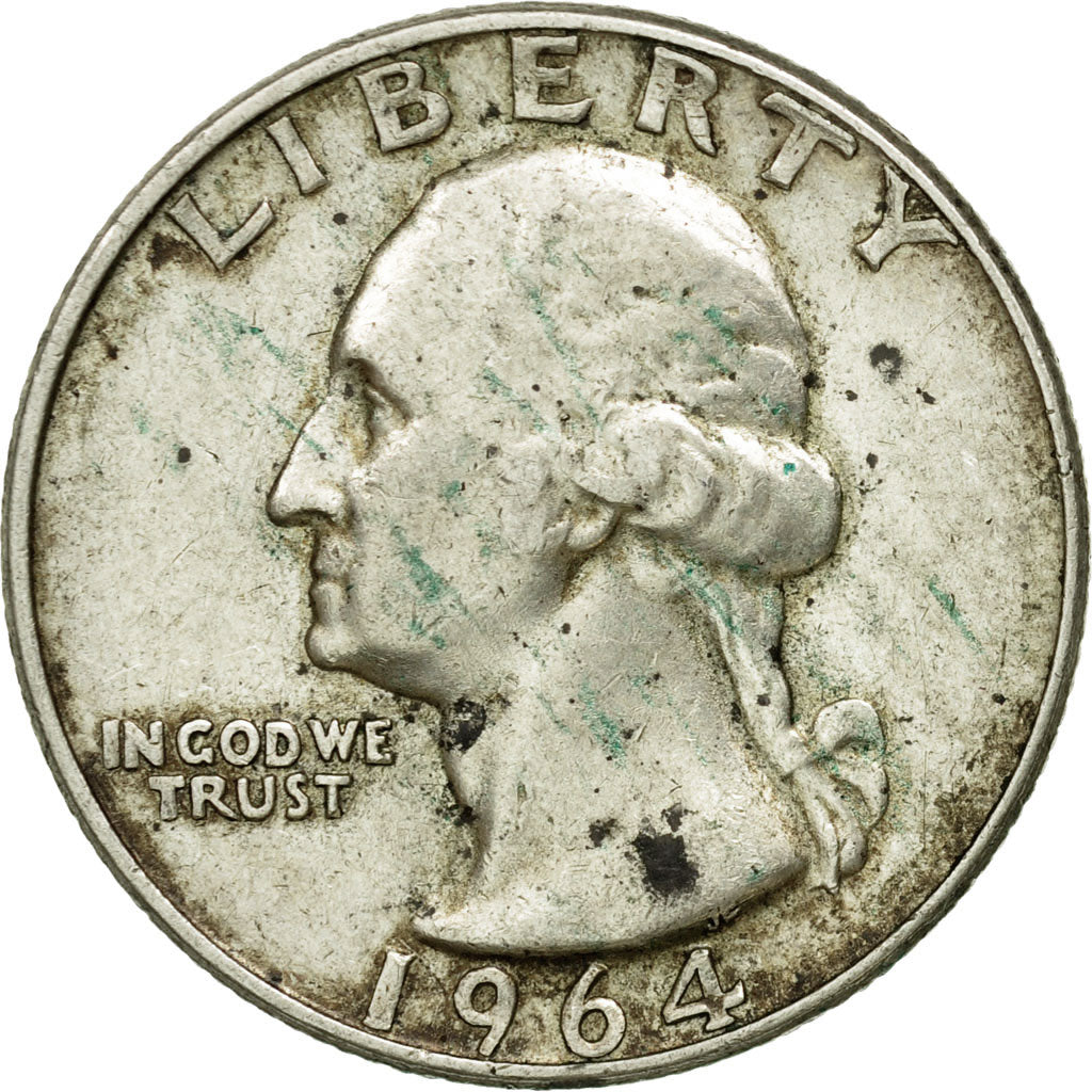 Moneta, Stati Uniti, Washington Quarter, Quarter, 1964, U.S. Mint, Philadelphia