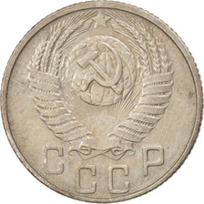 RUSSIA, 15 Kopeks, 1956, KM #117, EF(40-45), Copper-Nickel, 20, 2.65