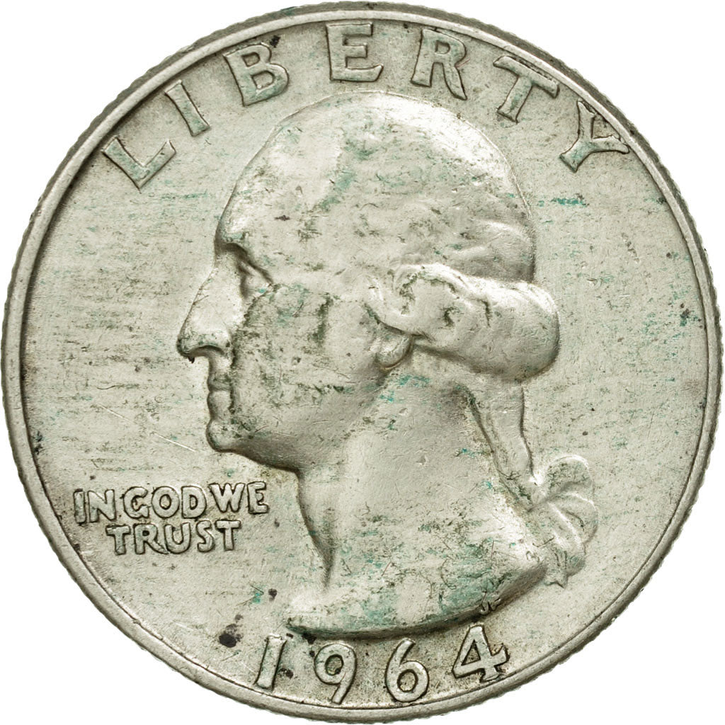 Münze, Vereinigte Staaten, Washington Quarter, Quarter, 1964, U.S. Mint