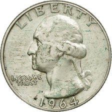 Münze, Vereinigte Staaten, Washington Quarter, Quarter, 1964, U.S. Mint