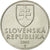 Moneda, Eslovaquia, 2 Koruna, 2002, MBC, Níquel chapado en acero, KM:13