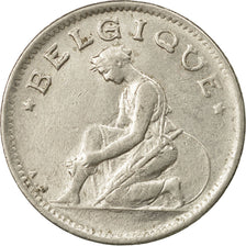 Coin, Belgium, 50 Centimes, 1923, AU(55-58), Nickel, KM:87