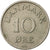 Coin, Denmark, Frederik IX, 10 Öre, 1956, Copenhagen, EF(40-45), Copper-nickel