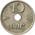 Moneta, Norvegia, Haakon VII, 10 Öre, 1948, BB, Rame-nichel, KM:383
