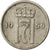 Moneta, Norvegia, Haakon VII, 10 Öre, 1956, BB, Rame-nichel, KM:396
