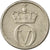 Moneta, Norvegia, Olav V, 10 Öre, 1960, BB, Rame-nichel, KM:411