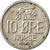 Moneta, Norwegia, Olav V, 10 Öre, 1969, EF(40-45), Miedź-Nikiel, KM:411