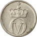 Coin, Norway, Olav V, 10 Öre, 1973, EF(40-45), Copper-nickel, KM:411