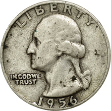 Coin, United States, Washington Quarter, Quarter, 1956, U.S. Mint, Philadelphia