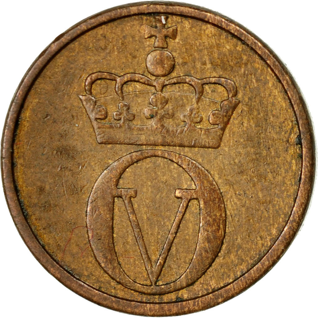 Coin, Norway, Olav V, Ore, 1959, EF(40-45), Bronze, KM:403