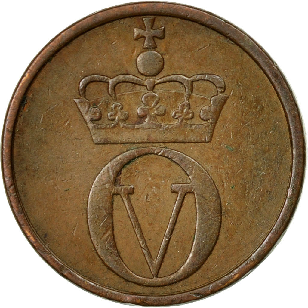Coin, Norway, Olav V, Ore, 1960, EF(40-45), Bronze, KM:403