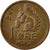 Moneda, Noruega, Olav V, Ore, 1960, MBC, Bronce, KM:403