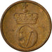Monnaie, Norvège, Olav V, Ore, 1970, TTB, Bronze, KM:403