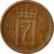Moneta, Norwegia, Haakon VII, Ore, 1956, EF(40-45), Bronze, KM:398