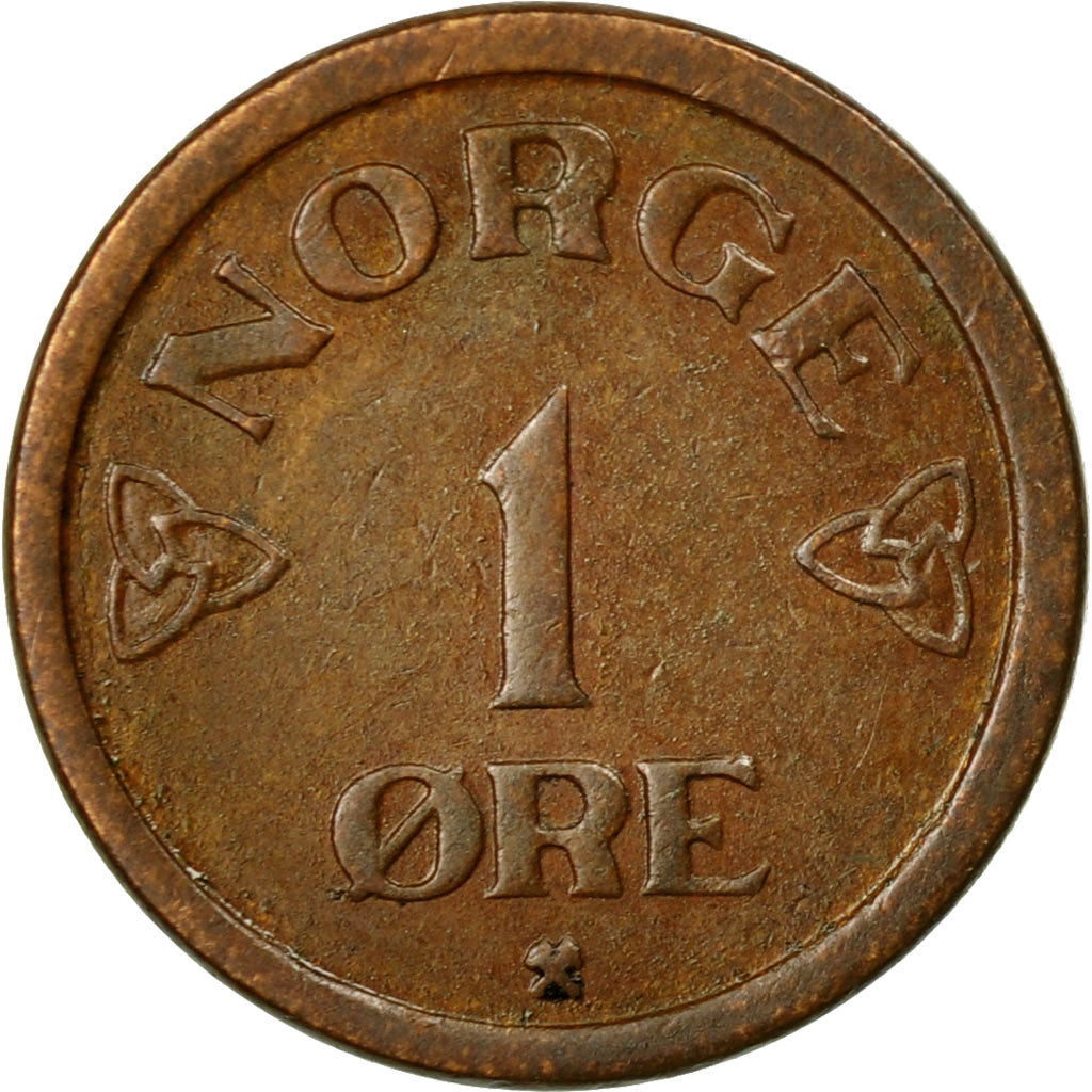 Coin, Norway, Haakon VII, Ore, 1956, EF(40-45), Bronze, KM:398