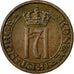 Munten, Noorwegen, Haakon VII, Ore, 1951, ZF, Bronze, KM:367