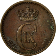 Moneta, Danimarca, Christian IX, Ore, 1899, Copenhagen, MB+, Bronzo, KM:792.2