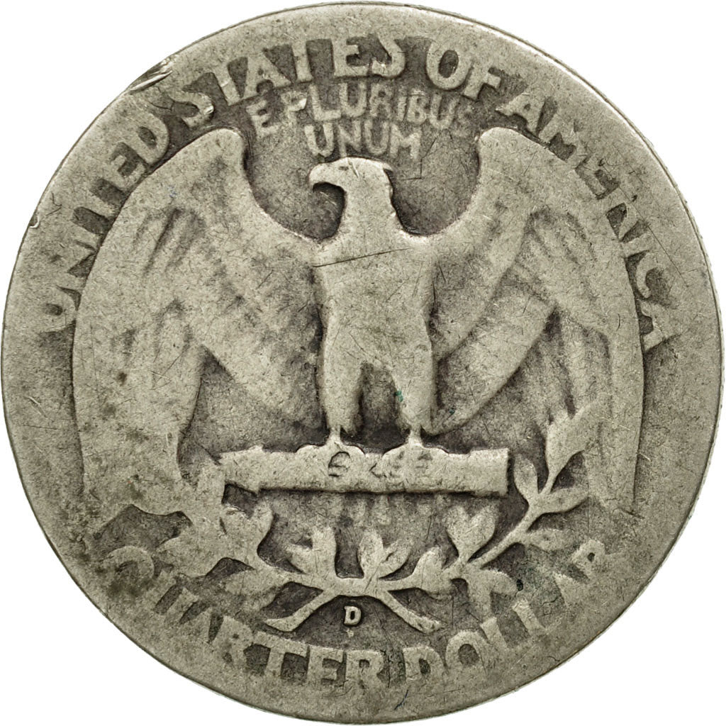 Coin, United States, Washington Quarter, Quarter, 1937, U.S. Mint, Philadelphia