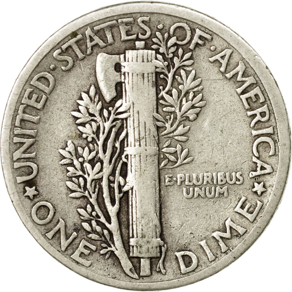 Münze, Vereinigte Staaten, Mercury Dime, Dime, 1942, U.S. Mint, Philadelphia