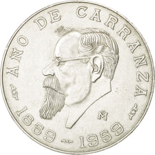 MEXICO, 5 Pesos, 1959, Mexico City, KM #471, AU(50-53), Silver, 36, 18.07
