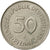 Coin, GERMANY - FEDERAL REPUBLIC, 50 Pfennig, 1989, Hambourg, EF(40-45)