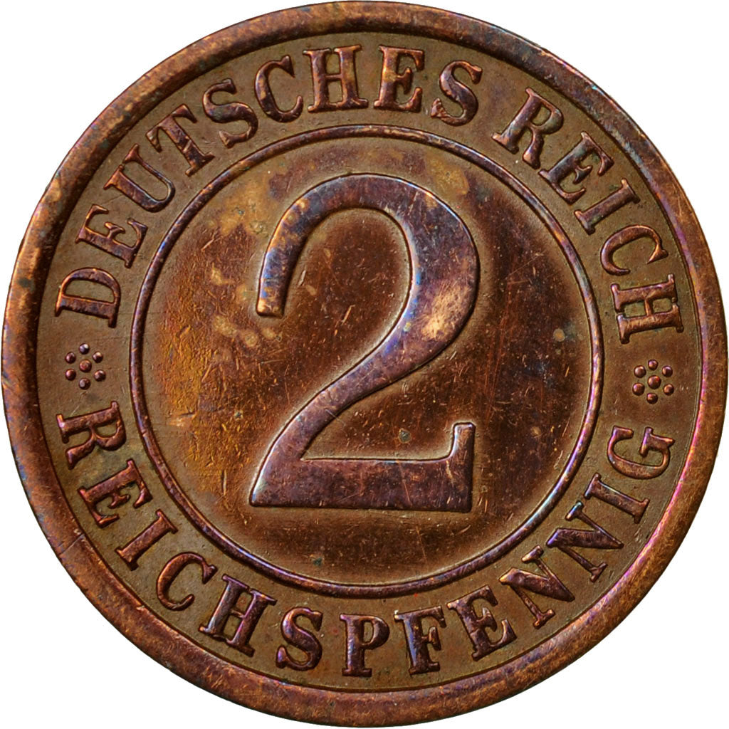Coin, GERMANY, WEIMAR REPUBLIC, 2 Reichspfennig, 1936, Berlin, VF(30-35)