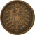 Coin, GERMANY - EMPIRE, Wilhelm I, 2 Pfennig, 1874, Frankfurt, VF(20-25)