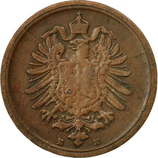 Coin, GERMANY - EMPIRE, Wilhelm I, Pfennig, 1889, Muldenhütten, VF(20-25)