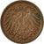 Coin, GERMANY - EMPIRE, Wilhelm II, Pfennig, 1908, Berlin, VF(20-25), Copper