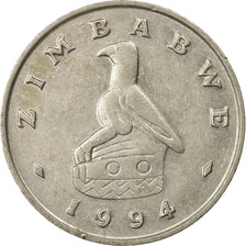 Coin, Zimbabwe, 20 Cents, 1994, EF(40-45), Copper-nickel, KM:4