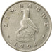 Moneta, Zimbabwe, 20 Cents, 1994, EF(40-45), Miedź-Nikiel, KM:4