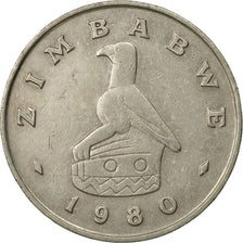 Coin, Zimbabwe, Dollar, 1980, EF(40-45), Copper-nickel, KM:6