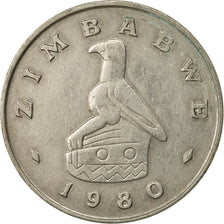 Coin, Zimbabwe, Dollar, 1980, EF(40-45), Copper-nickel, KM:6