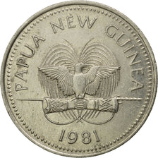 Monnaie, Papua New Guinea, 20 Toea, 1981, TTB, Copper-nickel, KM:5