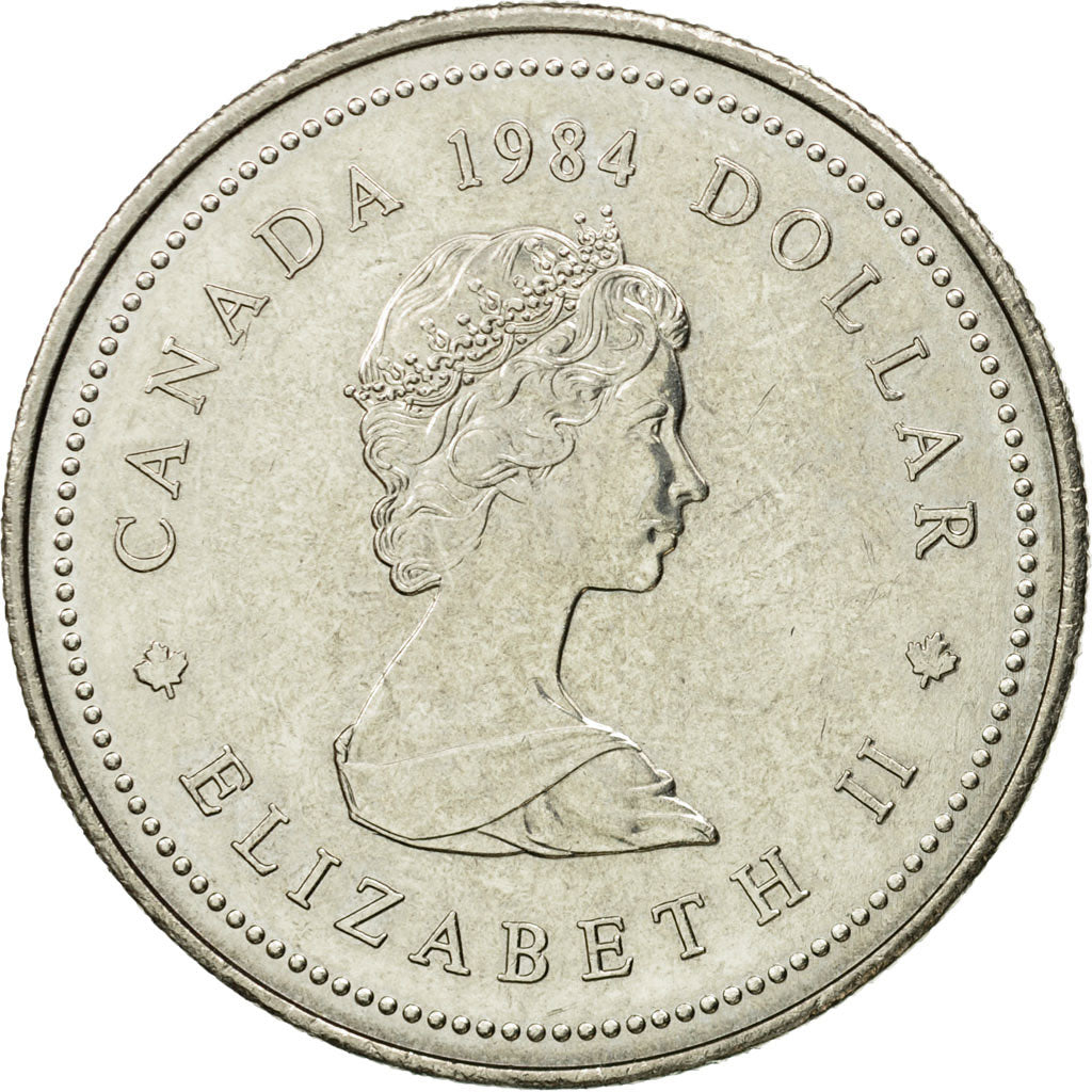 Coin, Canada, Elizabeth II, Dollar, 1984, Royal Canadian Mint, Ottawa