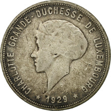 Coin, Luxembourg, Charlotte, 10 Francs, 1929, VF(30-35), Silver, KM:39