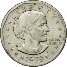 Coin, United States, Susan B. Anthony Dollar, Dollar, 1979, U.S. Mint, Denver